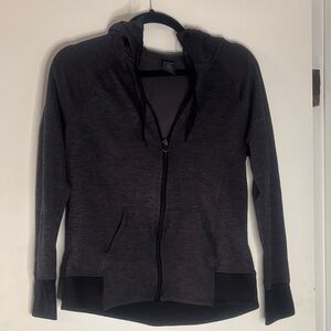 Champion Charcoal Gray Zip-Up Hoodie